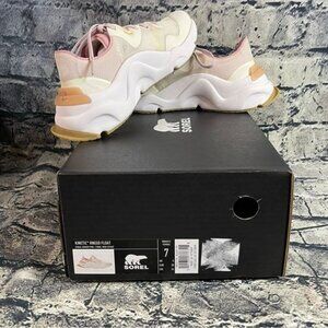 Sorel Women's 7 Kinetic Rnegd Float Chalk Eraser Pink